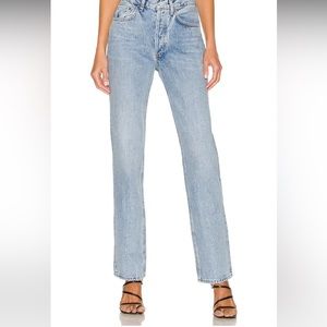 Lana Straight in Fiction Agolde Jeans